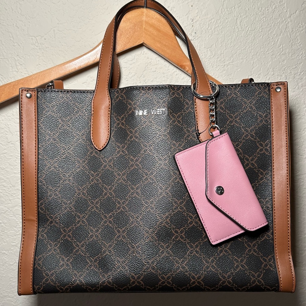 BRAND NEW! Nine West Brown Tote Bag